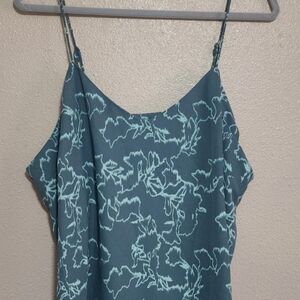 XXL Nine West Teal Patterned Top